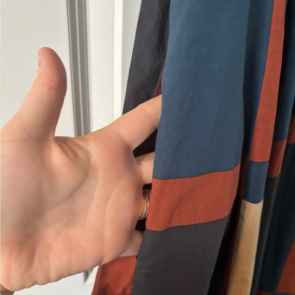 Colorblock Poplin Midi Dress - Picture 5 of 7